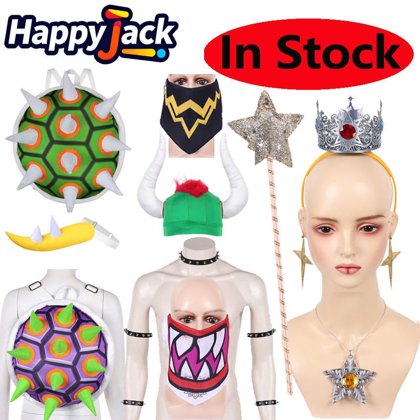 Leather Bracelet - Bowser Jr Cosplay Eşarp Maskesi Anime