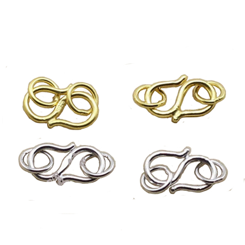 Sterling Silver Ring - 10 adet Klipsler Gümüş Gerçek 925