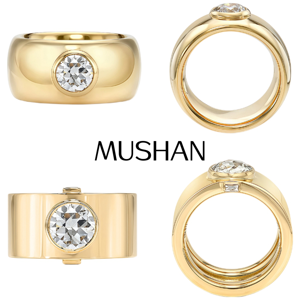 Sterling Silver Ring - MUSHAN Özel Tasarım Takı 925 Ayar