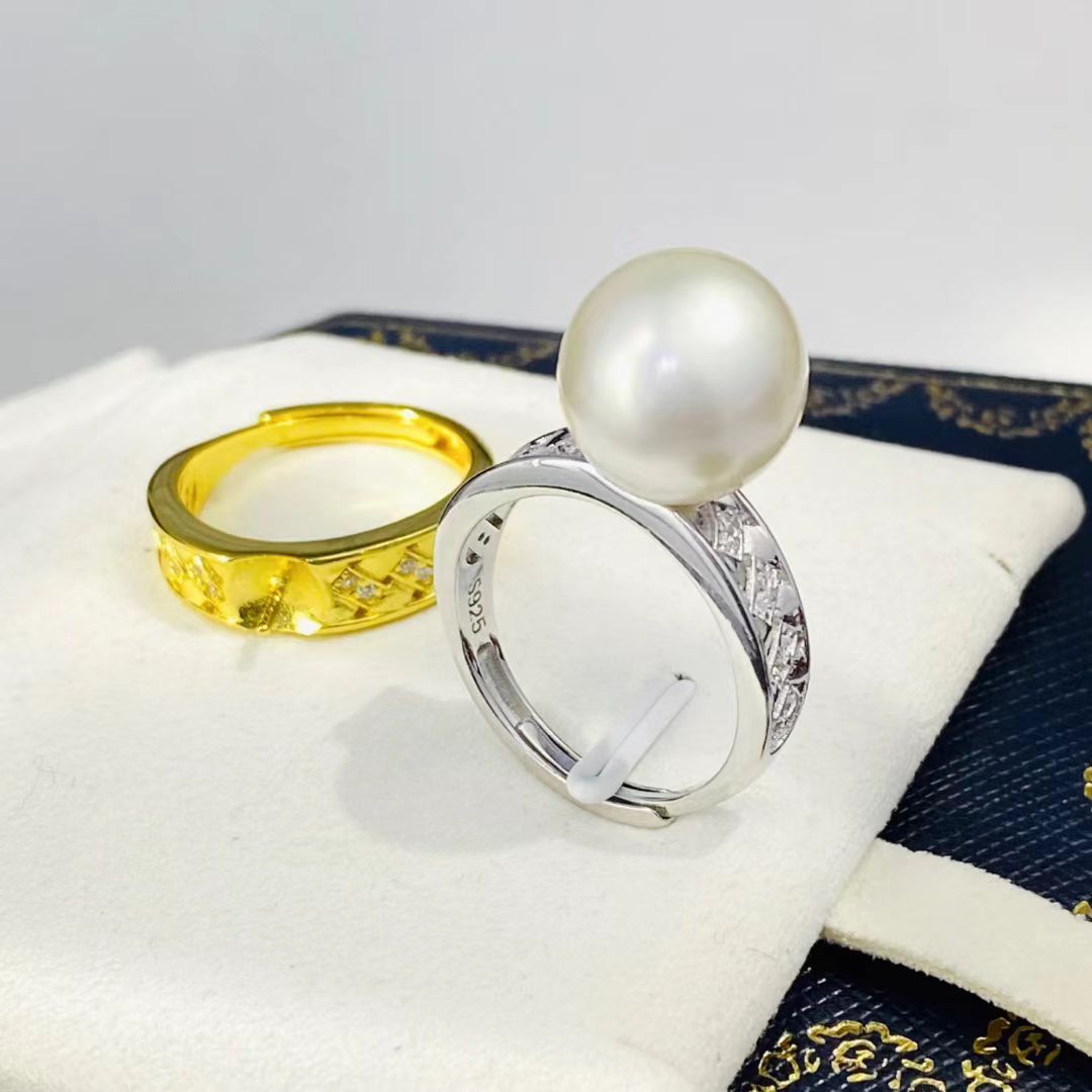 Sterling Silver Ring - Toptan S925 Ayarlanabilir Gümüş Yüzük Montaj