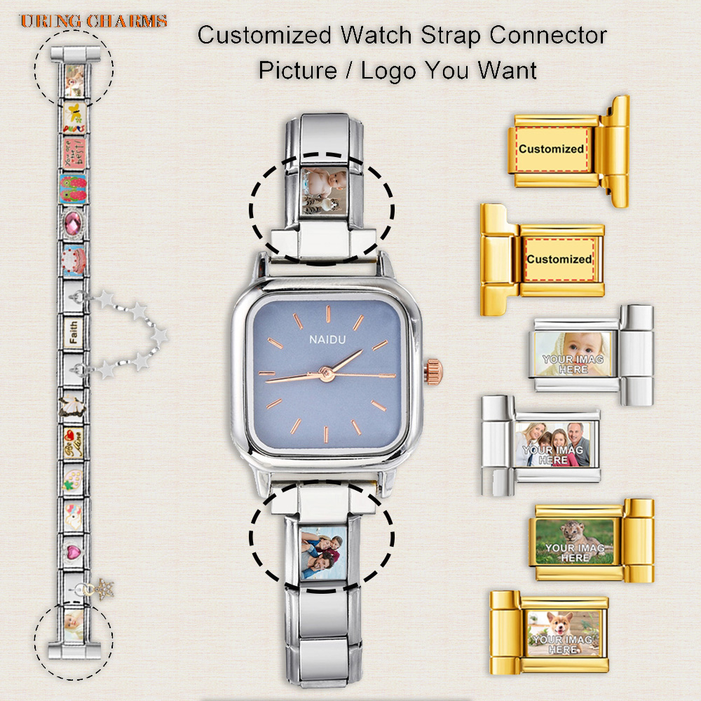 Jewelry Watches For Women - 1 çift Resim Logo Özelleştirilmiş saat