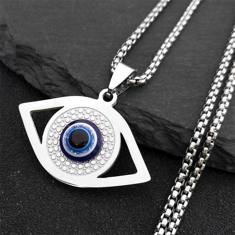 Jewelry & Watches Vitopoulos Reviews - İslam Hamsa Nazar Boncuklu Kolye Paslanmaz