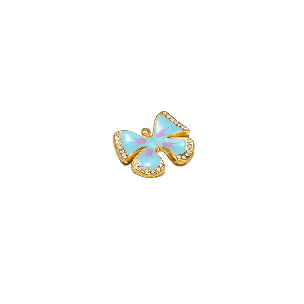 5 adet Emaye Kelebek Charms Pa - Butterfly Pendant Necklace incelemesi ve fiyatı