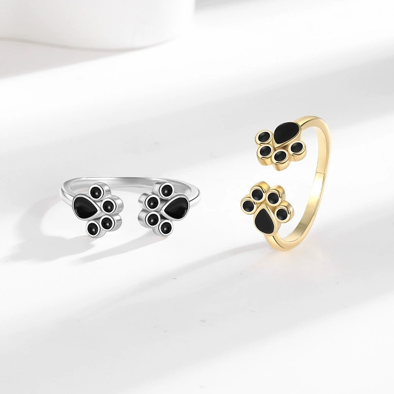 Yeni Sevimli Kedi Patisi Açık  - Minimalist Ring Stackable incelemesi ve fiyatı