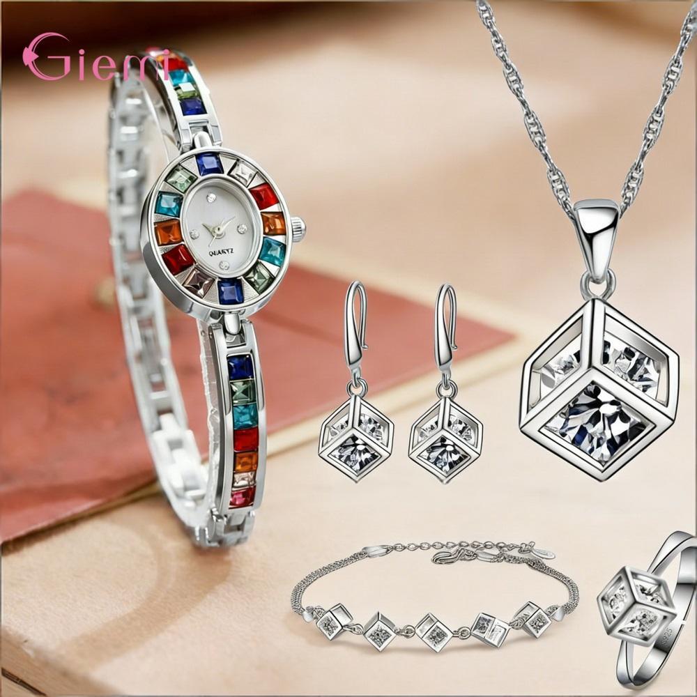 Pretty 925 Ayar Gümüş Geometri - Best Jewelry Watches Women incelemesi ve fiyatı