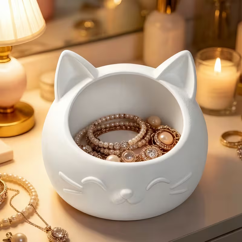 Mini Karikatür Kedi Şeklinde S - Jewelry Box Organizer Watches incelemesi ve fiyatı