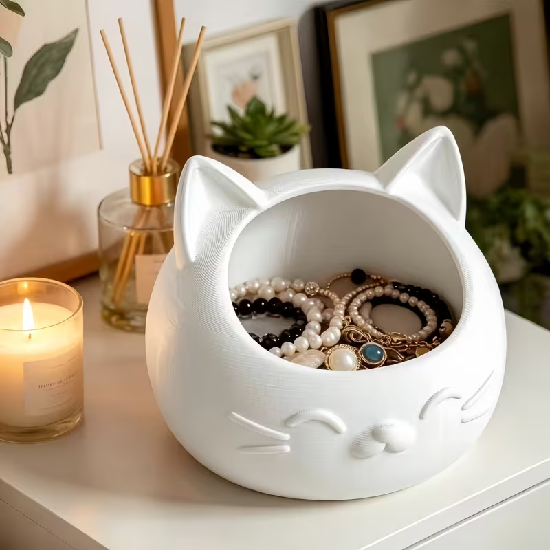 Mini Karikatür Kedi Şeklinde S - Jewelry Box Organizer Watches incelemesi ve fiyatı