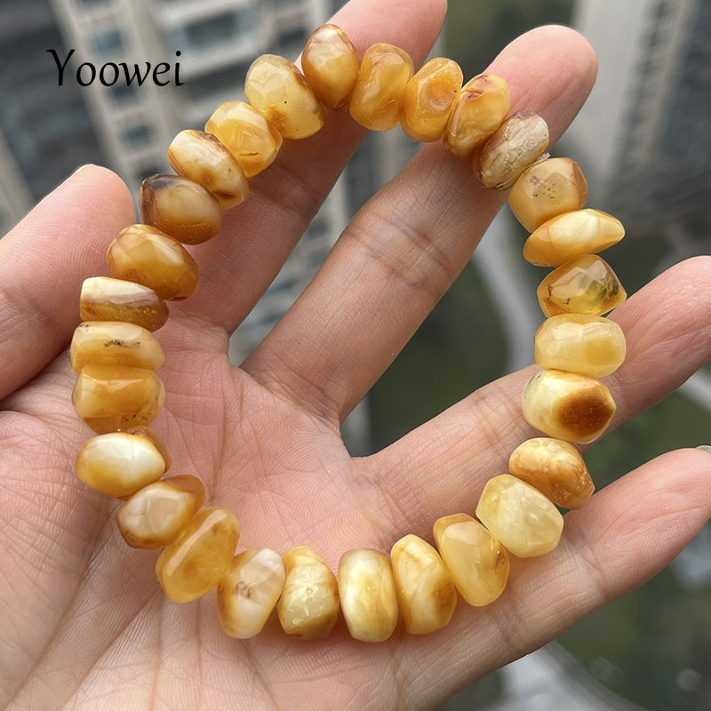100% Gerçek Sarı Amber Bilezik - Gemstone Bracelet Healing incelemesi ve fiyatı