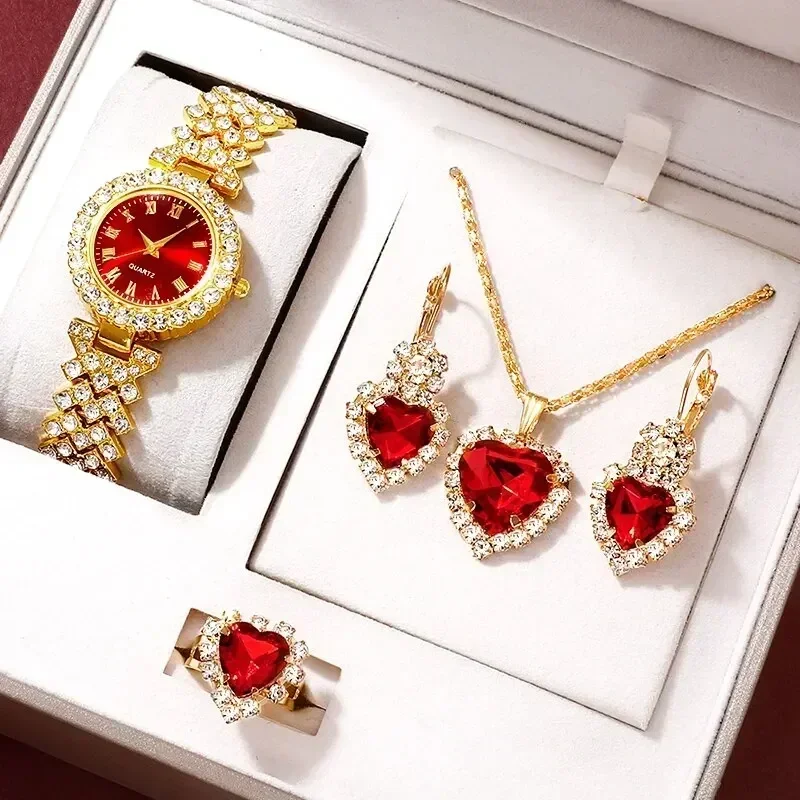 Altın lüks İzle kadınlar yüzük - Mystery Jewelry Jar Watches incelemesi ve fiyatı