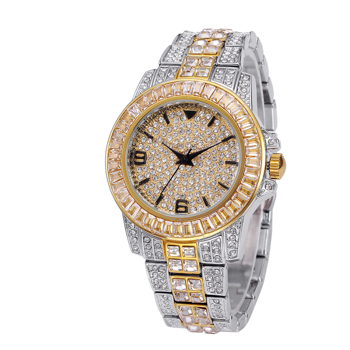 Lüks Tam Taş Kuvars Saatler Er - Jewelry Watches For Women incelemesi ve fiyatı