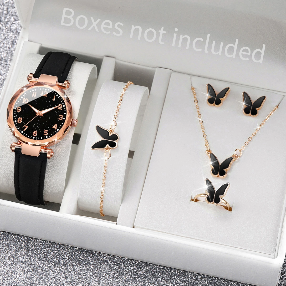 5/6 adet moda kadın saatler ra - Mystery Jewelry Jar Watches incelemesi ve fiyatı