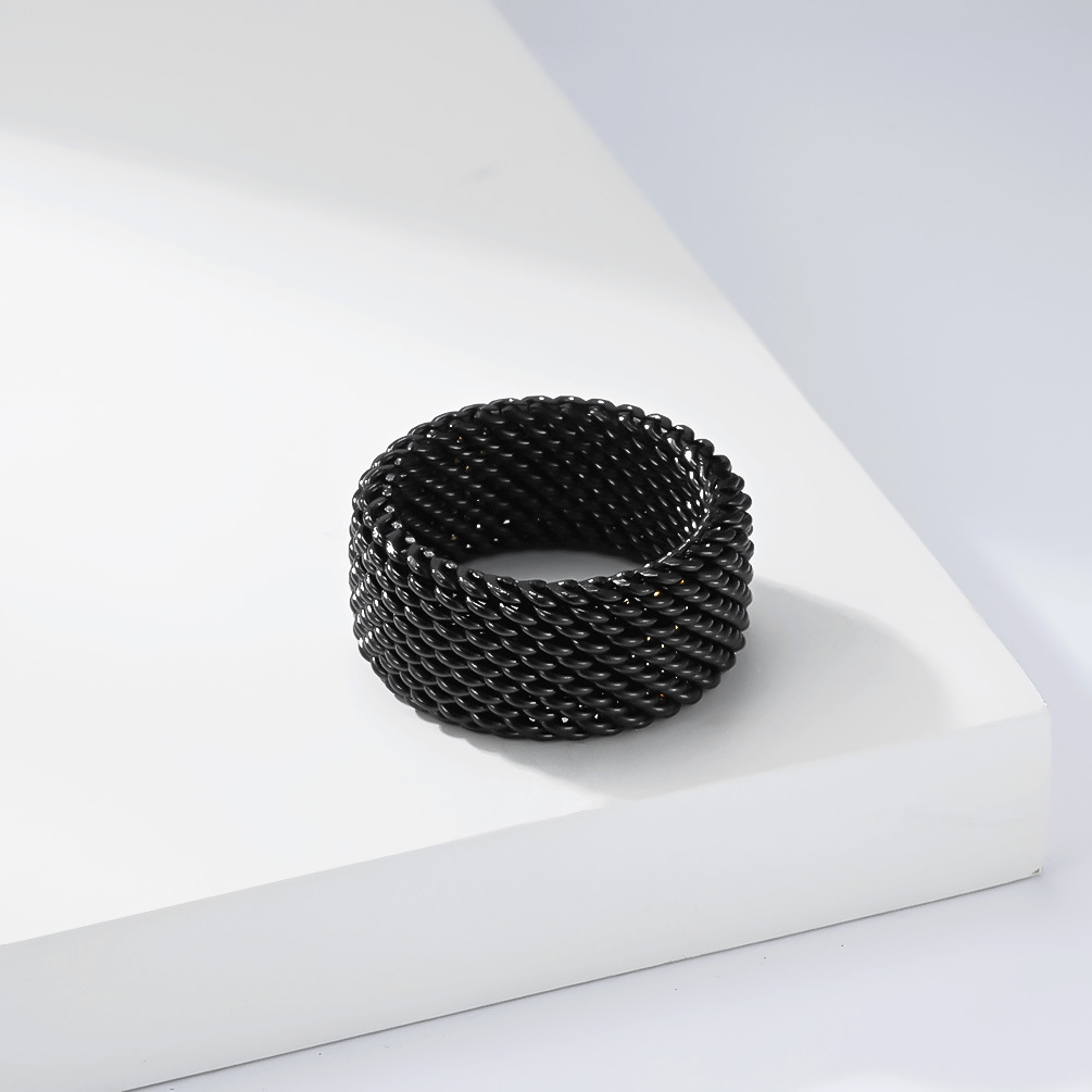 Trendy Paslanmaz Çelik Dokuma  - Minimalist Ring Stackable incelemesi ve fiyatı