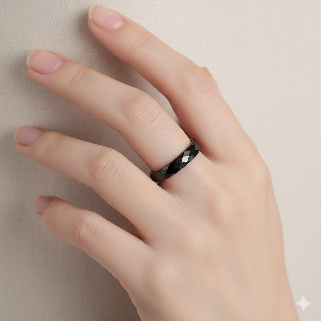Kadınlar için 3mm Seramik Alya - Minimalist Ring Stackable incelemesi ve fiyatı