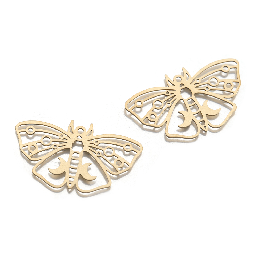 Ham pirinç güve kelebek takıla - Butterfly Pendant Necklace incelemesi ve fiyatı