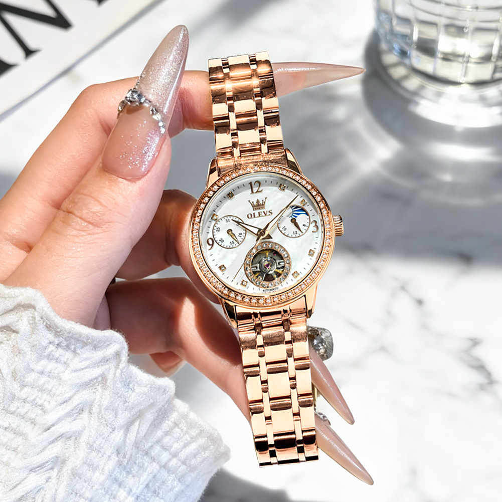 OLEVS kadın saatleri üst marka - Leather Bracelet incelemesi ve fiyatı