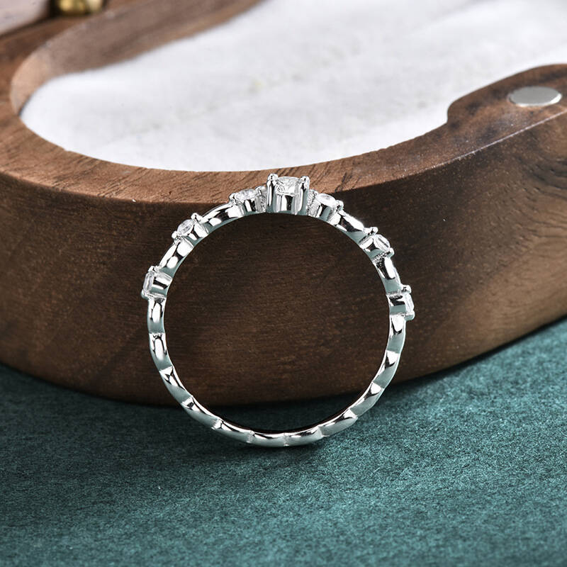 925 Ayar Gümüş Bambu Şeklinde  - Minimalist Ring Stackable incelemesi ve fiyatı