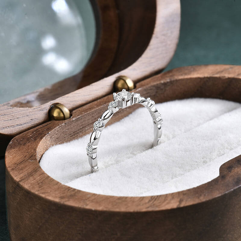 925 Ayar Gümüş Bambu Şeklinde  - Minimalist Ring Stackable incelemesi ve fiyatı