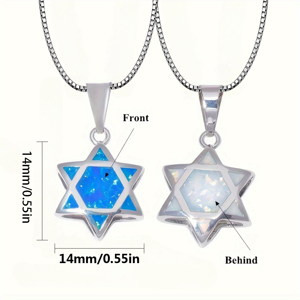 Davut Yıldızı Opal Kolye Ucu T - Jewelry & Watches Vitopoulos Reviews incelemesi ve fiyatı