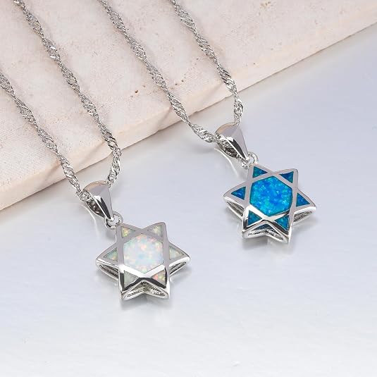 Davut Yıldızı Opal Kolye Ucu T - Jewelry & Watches Vitopoulos Reviews incelemesi ve fiyatı