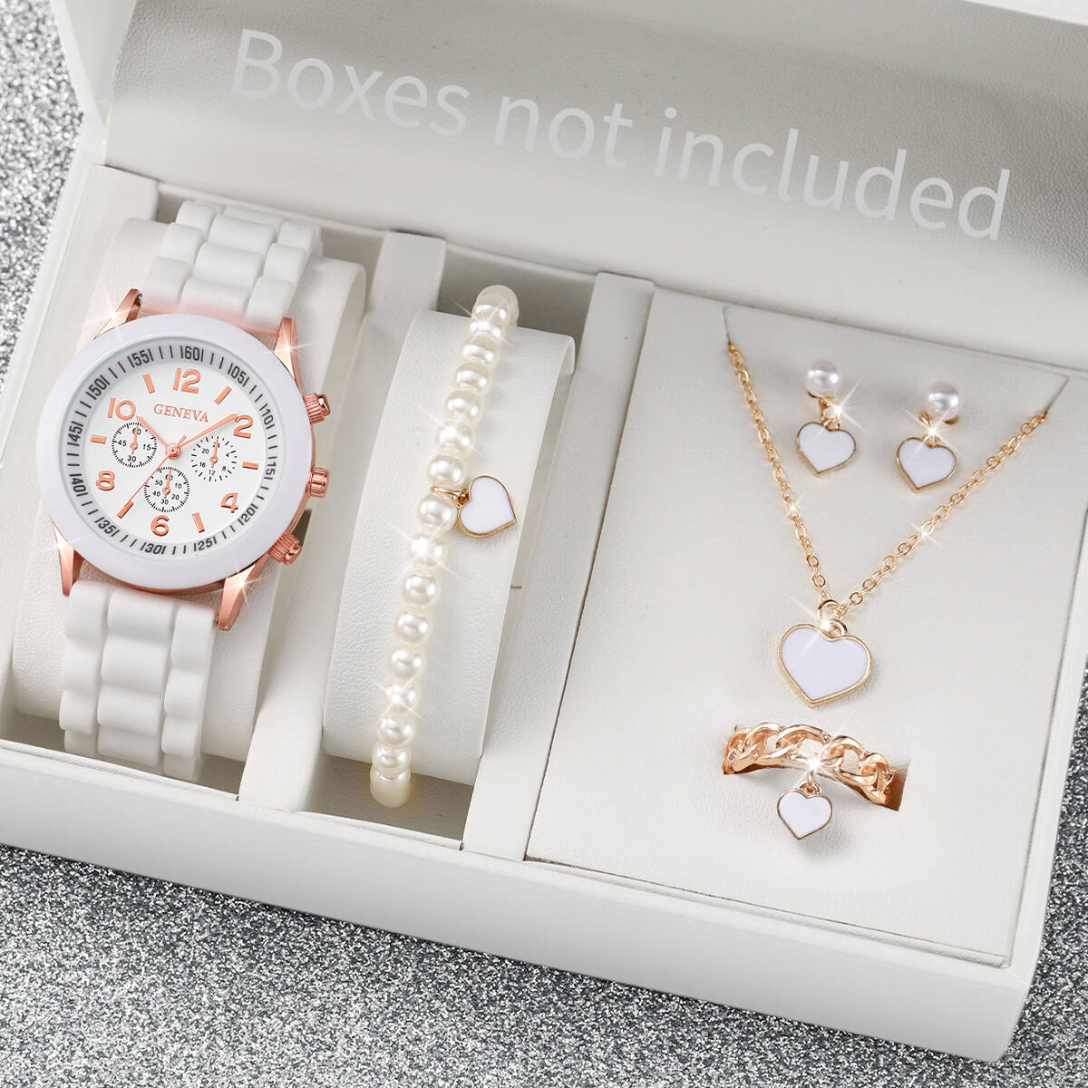 5/6 adet moda kadın saatler ta - Mystery Jewelry Jar Watches incelemesi ve fiyatı