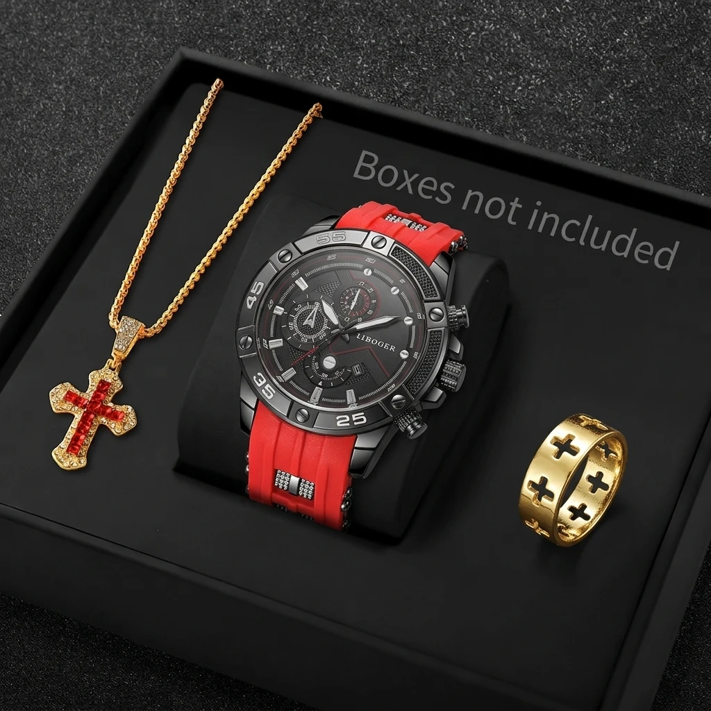 3 adet moda erkek spor saat ça - Mystery Jewelry Jar Watches incelemesi ve fiyatı
