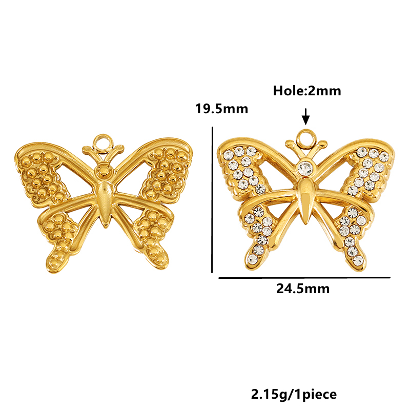 4 adet Paslanmaz Çelik Oyuk Zi - Butterfly Pendant Necklace incelemesi ve fiyatı