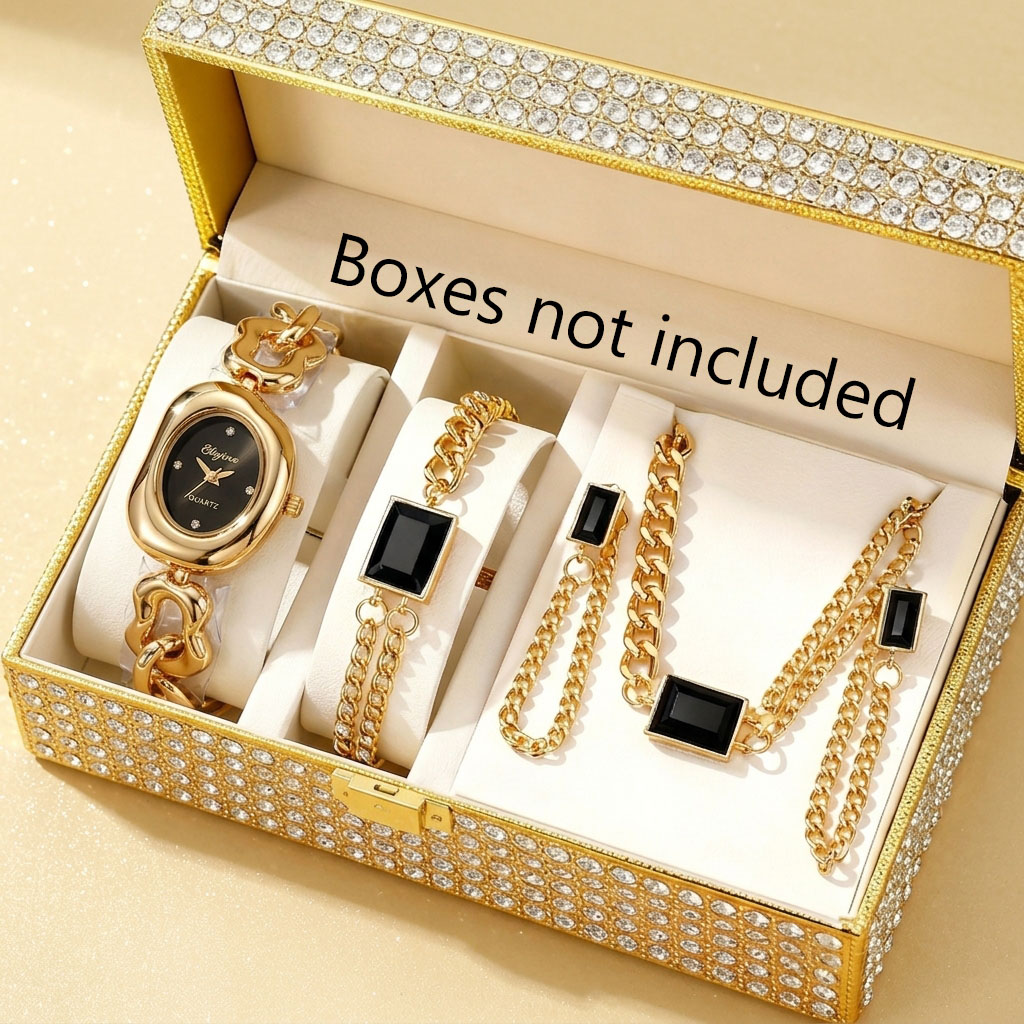 5 Parça Moda Düzensiz Kadın Ku - Mystery Jewelry Jar Watches incelemesi ve fiyatı