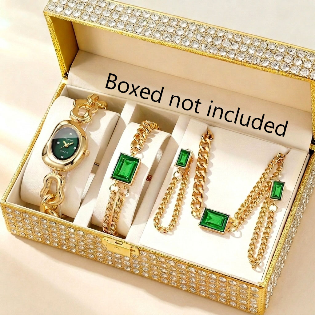 5 Parça Moda Düzensiz Kadın Ku - Mystery Jewelry Jar Watches incelemesi ve fiyatı